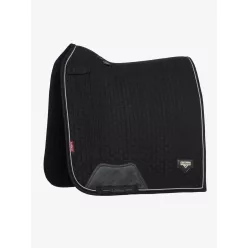 Puissance Suede Dressage Square Black