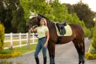 Air-Tek Mesh Dressage Square Macaron