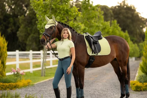 Air-Tek Mesh Dressage Square Macaron