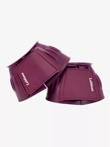 LeMieux Rubber Bell Boots Blackberry, Small