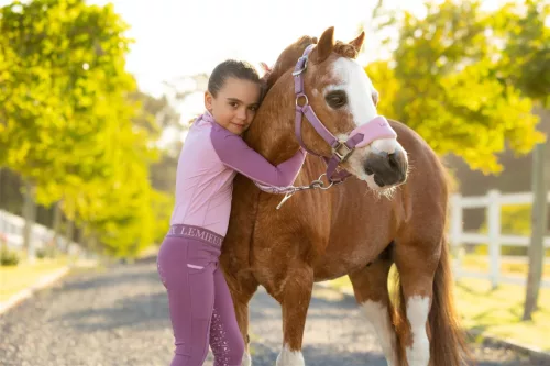 Mini Vogue Headcollar & Leadrope Mallow