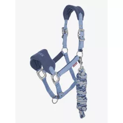 Vogue Headcollar & Leadrope Powder Blue