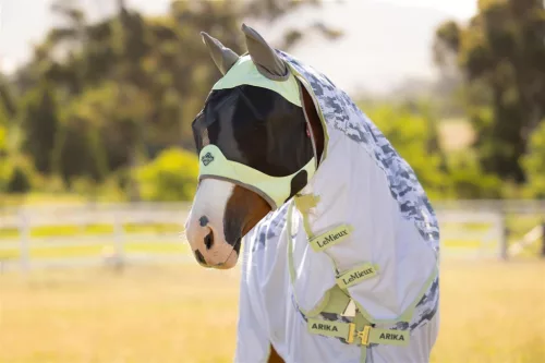 Visor-Tek Half Fly Mask Macaron