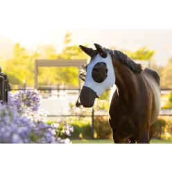 Bug Relief Full Fly Mask Powder Blue