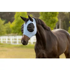 Bug Relief Half Fly Mask Powder Blue