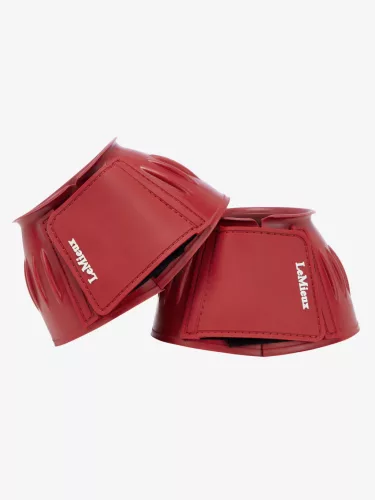 LeMieux Rubber Bell Boots Russet, Small