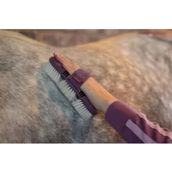 Flexi Goat Hair Body Brush Powder Blue