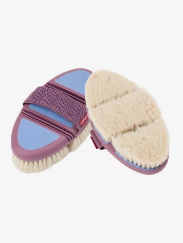 Flexi Goat Hair Body Brush Powder Blue
