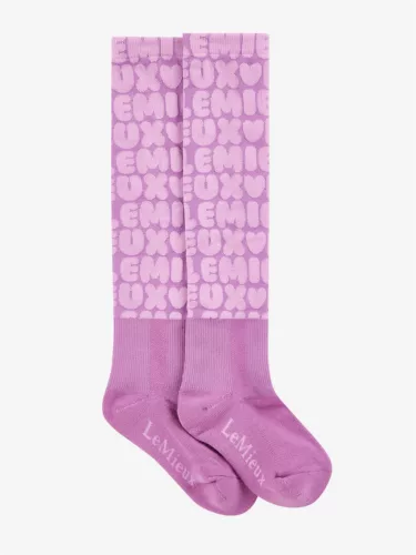 Footsie Socks Bubble Font Fondant