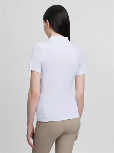 Junior Short Sleeve Primrose Show Shirt White