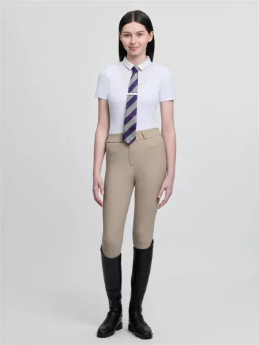 Junior Short Sleeve Primrose Show Shirt White