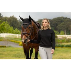 Christina Crew Sweat Black