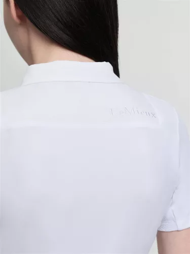 Junior Short Sleeve Primrose Show Shirt White