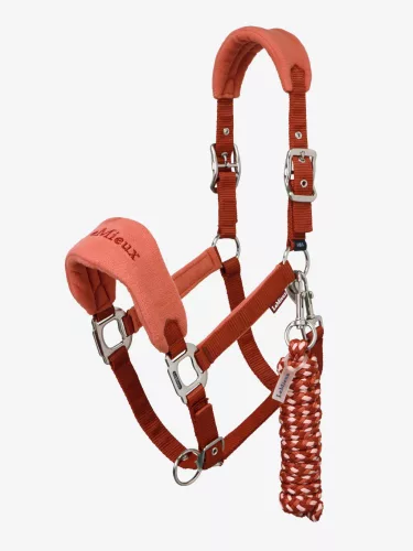 LeMieux Vogue Headcollar & Leadrope Russet, Cob