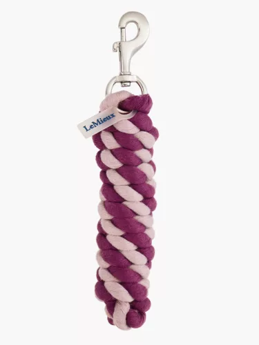 LeMieux Polycotton Leadrope Blackberry/Wild Rose, One Size