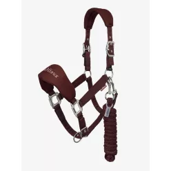 LeMieux Breakaway Vogue Headcollar & Leadrope Bramble, Cob