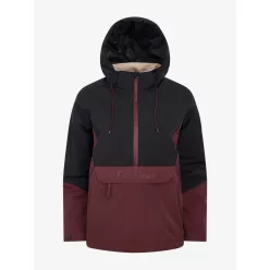   LeMieux Phoebe Half Zip Waterproof Anorak Black/Bramble, EU 38