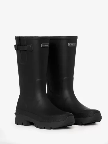 LeMieux Junior Bramshaw Welly Black, EU Child 32.5