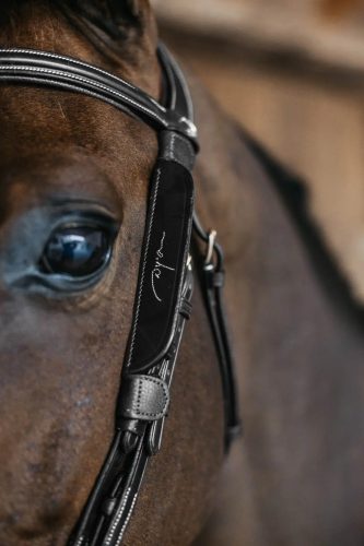 Dy'on szemellenző kantárra - fekete, full