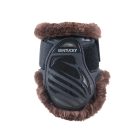 Kentucky Vegan Sheepskin Young Horse bokavédő - fekete/barna, M