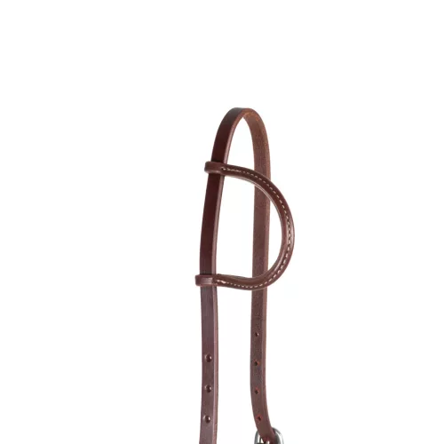 5/8"-os egyfülű ranch fejpánt gyorsváltóval, one size, barna