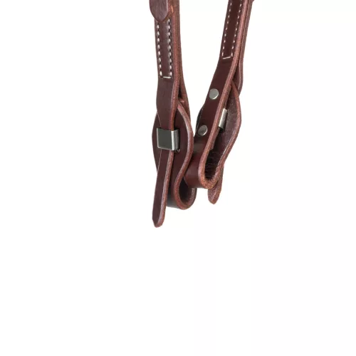 5/8"-os egyfülű ranch fejpánt gyorsváltóval, one size, barna