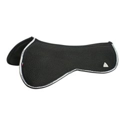   Acavallo 3D Spacer Spine Free memóriahabos nyeregemelő - fekete, L