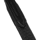 Bőrszíjak gumi fogantyúval, one size, fekete