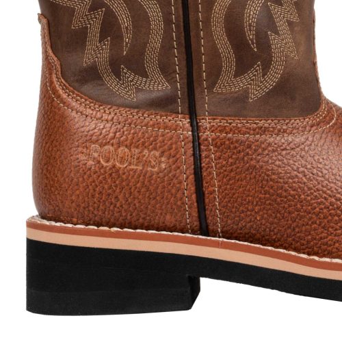 Buckaroo western boots pull-up leather