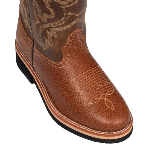 Buckaroo western boots pull-up leather