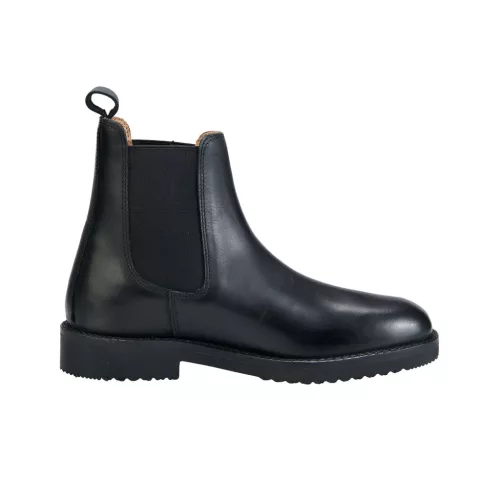 Unisex ankle boots with non-slip rubber sole
