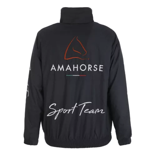 Amahorse Téli dzseki Amahorse Sport Csapatnak, bolyhos béléssel, XL, sötétkék