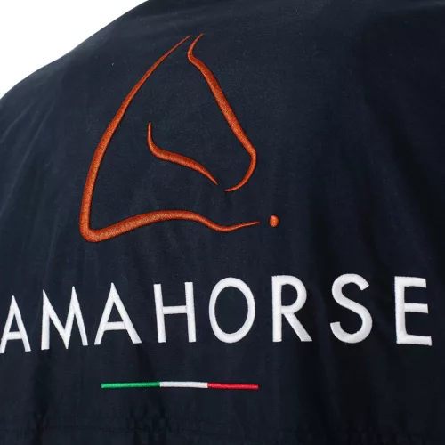 Amahorse Téli dzseki Amahorse Sport Csapatnak, bolyhos béléssel, XL, sötétkék