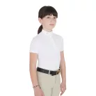 Lány slim fit lélegző versenypóló