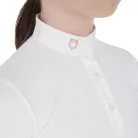Lány slim fit légáteresztő versenypóló