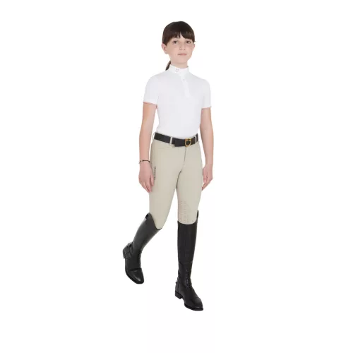 Lányok slim fit lélegző versenypóló