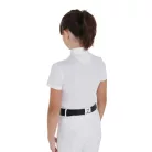 Lányok slim fit versenypóló cipzárral