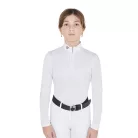 Lányok slim fit anti-UV versenypóló