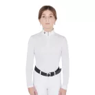 Lányok slim fit anti-UV versenypóló