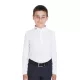 Fiú slim fit versenypóló három gombbal