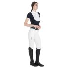 Equestro Clio térdszilikonos női lovaglónadrág - fehér, 44