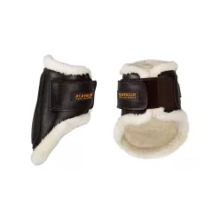 Acavallo Eco-Leather bokavédő, Póni, sötétbarna