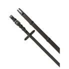 Zablák angol kantárhoz, nikkel bevonatú csattal