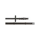 Zablák angol kantárhoz, nikkel bevonatú csattal