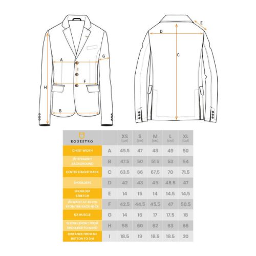 Equestro Elegance férfi zakó - sötétkék, L