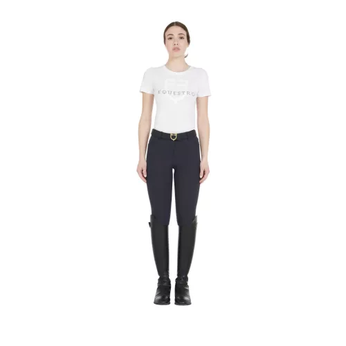 Női slim fit grip lovaglónadrág logóval