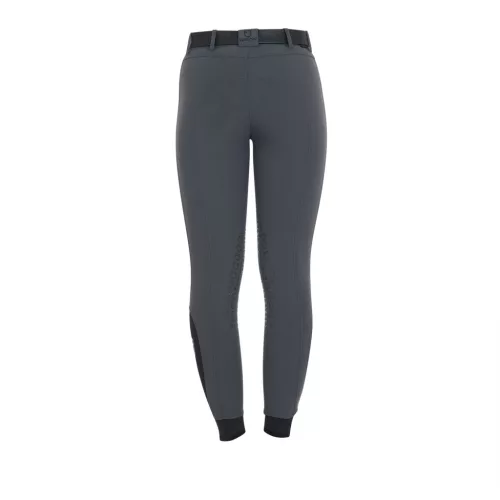 Női slim fit markolatú lovaglónadrág logo-val