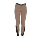 Női slim fit markolatú lovaglónadrág logo-val