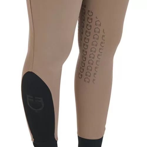 Női slim fit markolatú lovaglónadrág logo-val