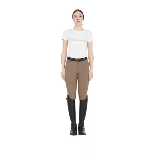 Női slim fit grip lovaglónadrág logóval